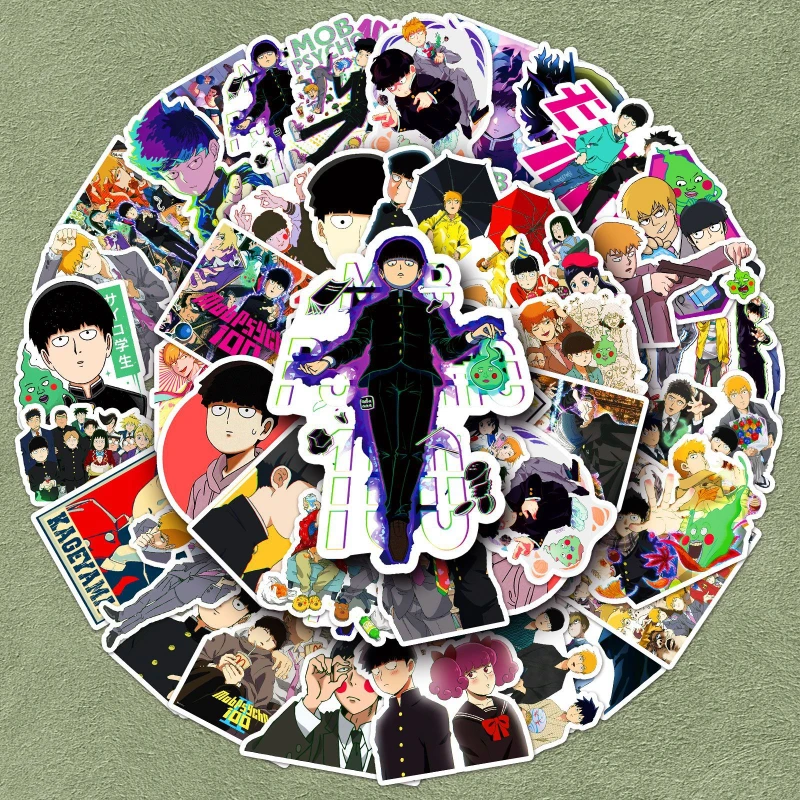50/30/10 шт. Kageyama Shigeo Reigen Arataka Dimple Hanazawa Teruki популярные аниме 2D периферийные наклейки