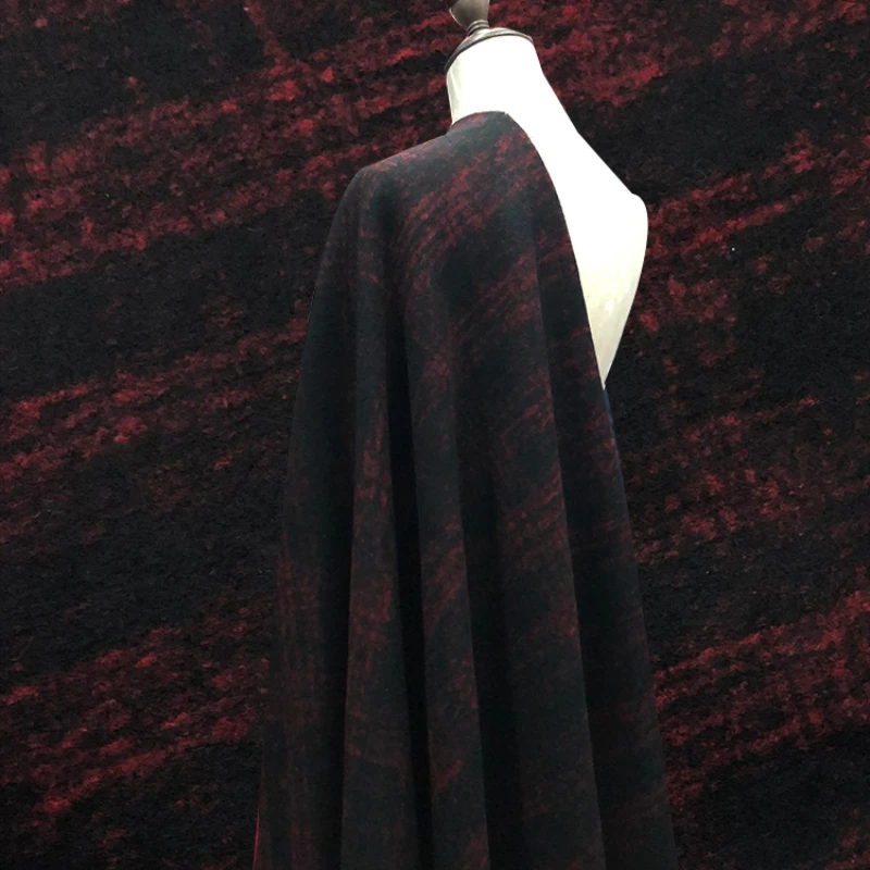 

Шерстяная кашемировая ткань, модная искусственная трикотажная осенне-зимняя утепленная пушистая шерстяная ткань, модный дизайн, оптовая п...