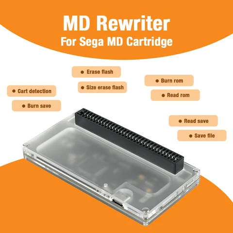 Перезаписываемый картридж MD Flashmaster 4 МБ для Sega Mega Drive