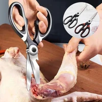 chicken bone scissors stainless steel kitchen scissors chicken poultry fish kitchen tool shears for meat barbecue nutcracker