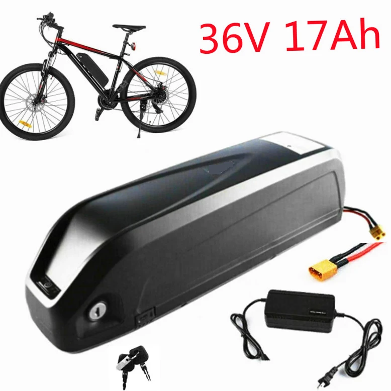 

Genuine Electric Bike Battery Pack 48V 17Ah 36V 20Ah Cells Front Rear Hub / Mid Drive Bicycle Motor Kit with Charger XT60 Plug