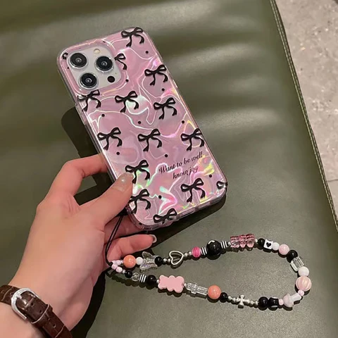 Чехол с бантом и бабочкой для Redmi Note 14 13 Pro Plus 12 11 10 9 Pro 10s 9s 12s 11s Xiaomi Redmi 14C 13C 12 13 4G 5G Чехол для телефона