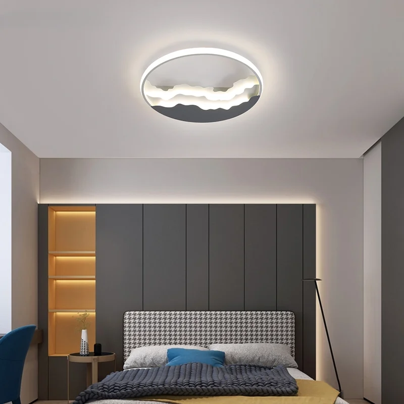 

Оригинальные круглые люстры нового дизайна для кабинета, спальни, гостиной, лампы для домашнего освещения, светильники переменного тока 90-260 в