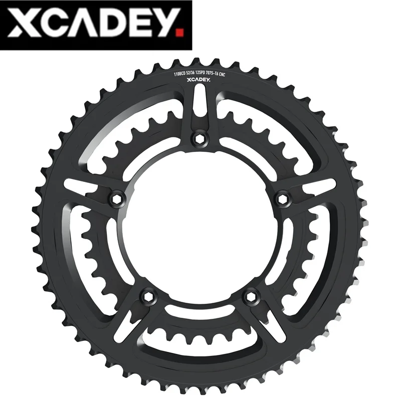 XCADEY Корона Звездочка 53-39T 52-36T 50-34T корона для 4H 110BCD-4s 5H 110BCD кривошипного измерителя