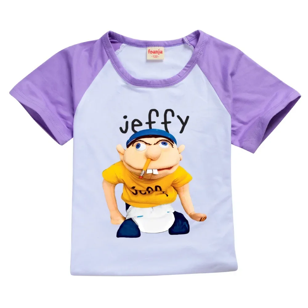 Детская молодежная футболка с рисунком аниме JEFFY детская короткими рукавами
