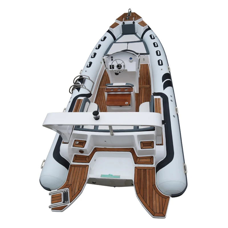 Китай 7 м большой гипалоновый жесткий корпус надувная скоростная гребная лодка