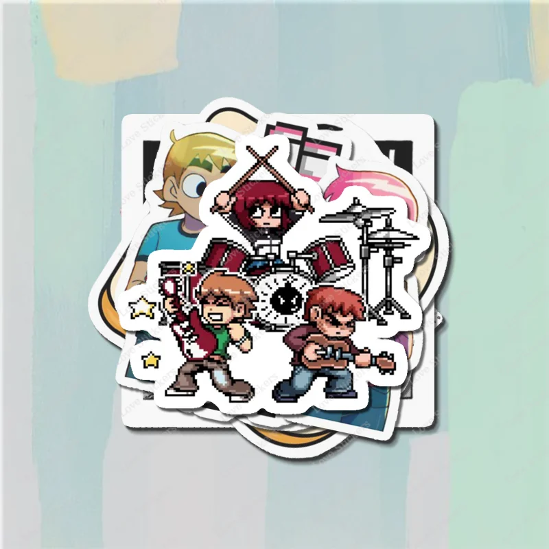 Ramona 5 шт. наклейки для гостиной бампера аниме милый детский автомобиль