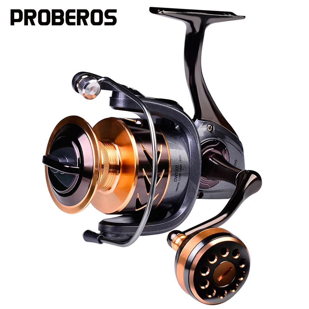 

Hot sale Fishing Reel Spinning 2000-7000 Series Metal Spool Spinning Wheel for Sea Fishing Carp peche carpe mat Fishing gka300