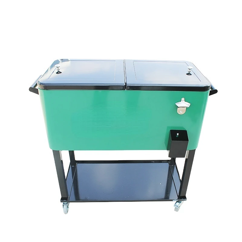 Box With Wheels And Handle