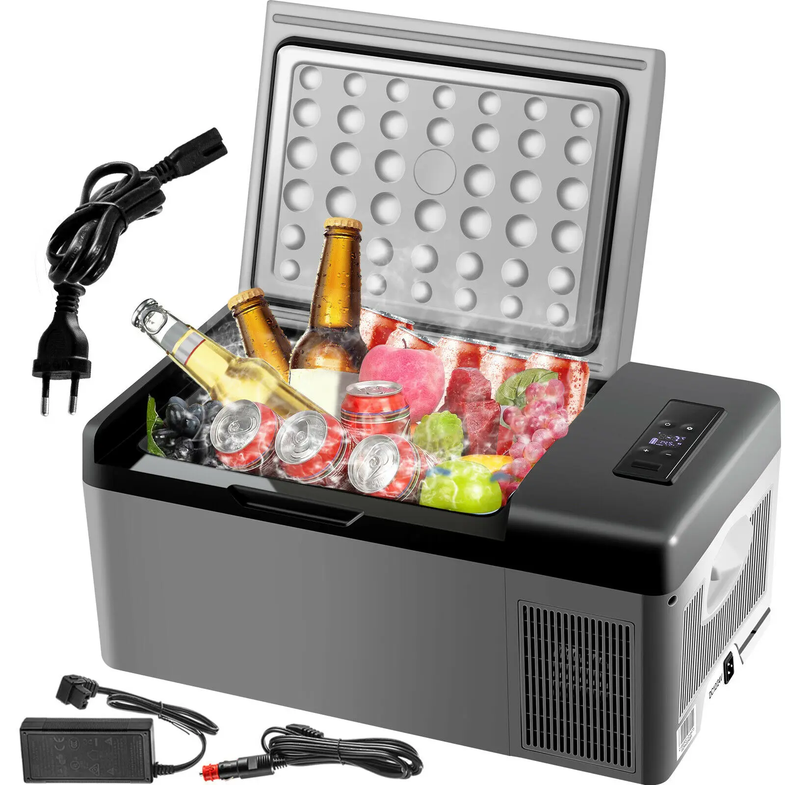 

VEVOR Portable 15L Car Fridge Refrigerator Freezer 12V/24V Camping Travel Bar