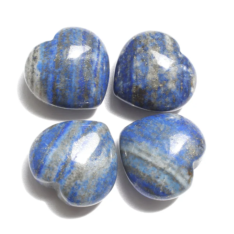 

5 / 10 Pcs Polished 3 CM Natural Lapis Lazuli Crystal Heart