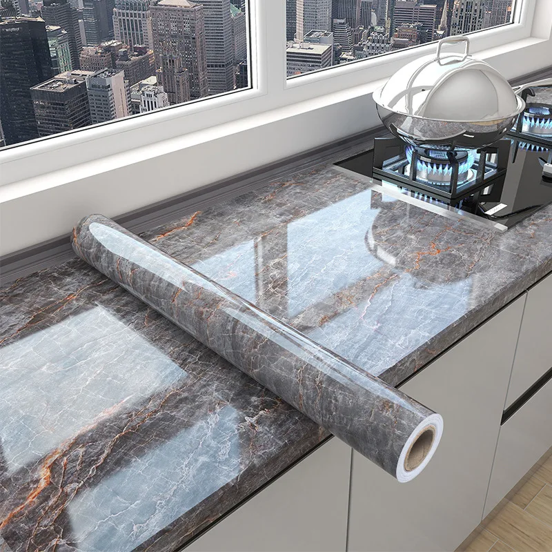 

3 м X 0,6 м, кухонные маслостойкие водонепроницаемые наклейки, кухонная плита, шкаф, самоклеящиеся настенные наклейки, обои «сделай сам», украш...