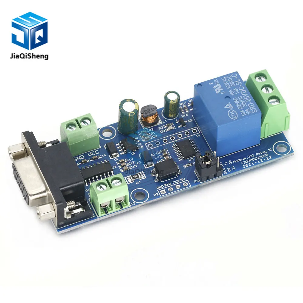 

Одноканальный модуль реле Modbus RTU RS232/TTL UART DC7-24V Board, блок питания для бытовой техники, аксессуары