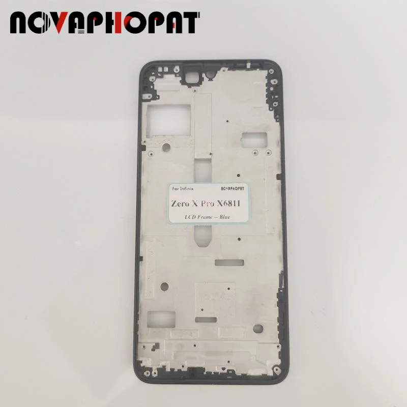 

Novaphopat LCD Frame Front Housing Cover Chassis Bezel For infinix Zero X Pro X6811 Front Case