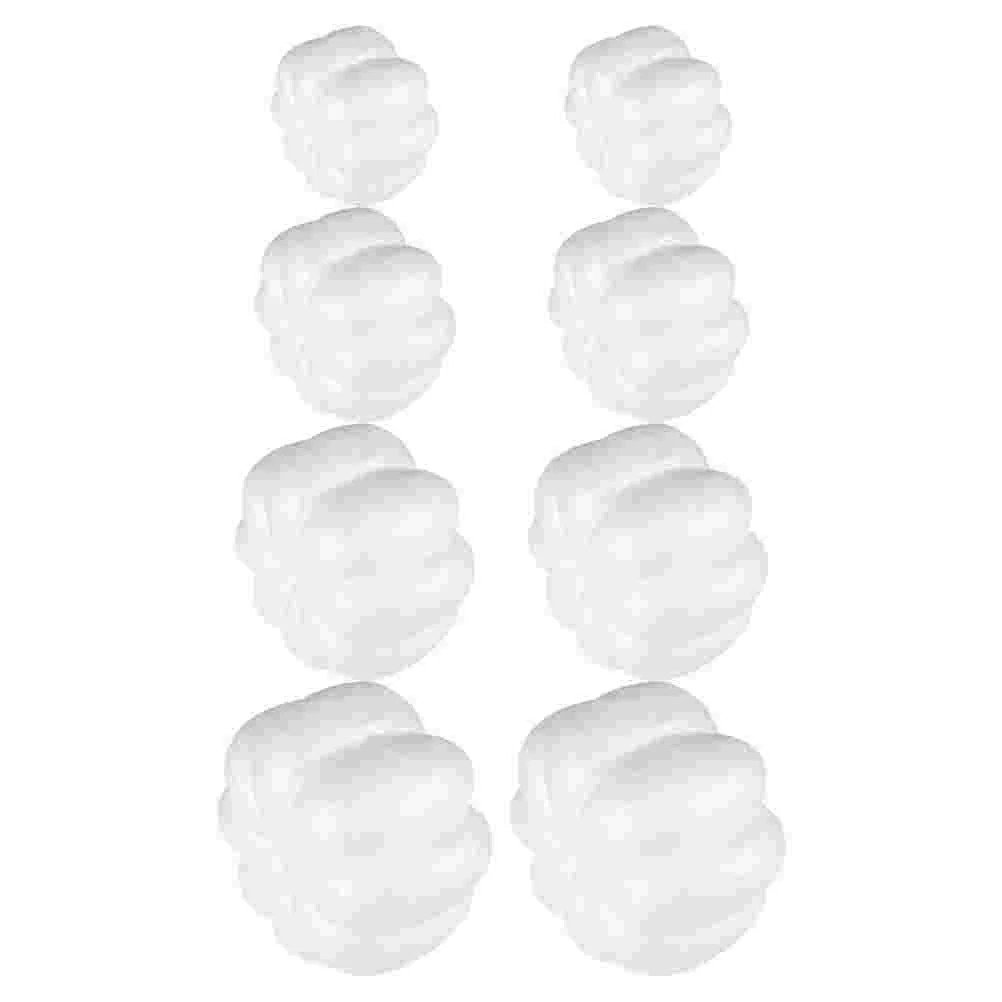 

Pumpkins Pumpkin White Fordecorating Artificial Decor Decorative Thanksgiving Craft Small Fake Styrofoam Diy Mini Painting