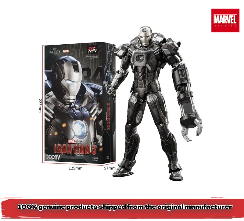 Фото Игрушка-фигурка Zhongdong Toys: Оригинальная подвижная модель Железного Человека Marvel Avengers MK34 №1