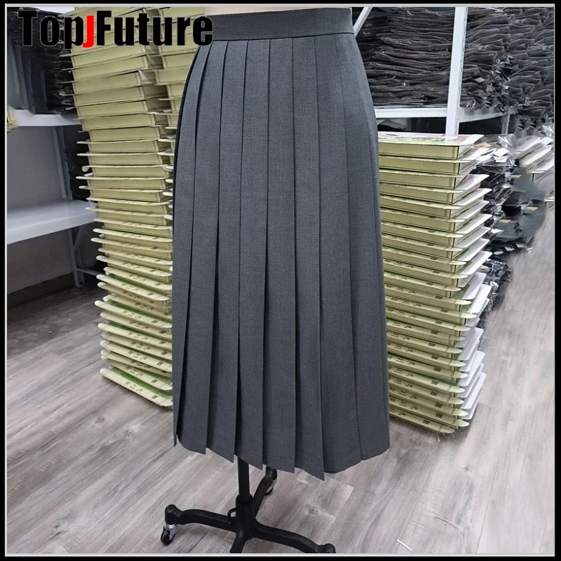 Школьная форма в японском стиле для девушек цветная сверхдлинная плиссированная