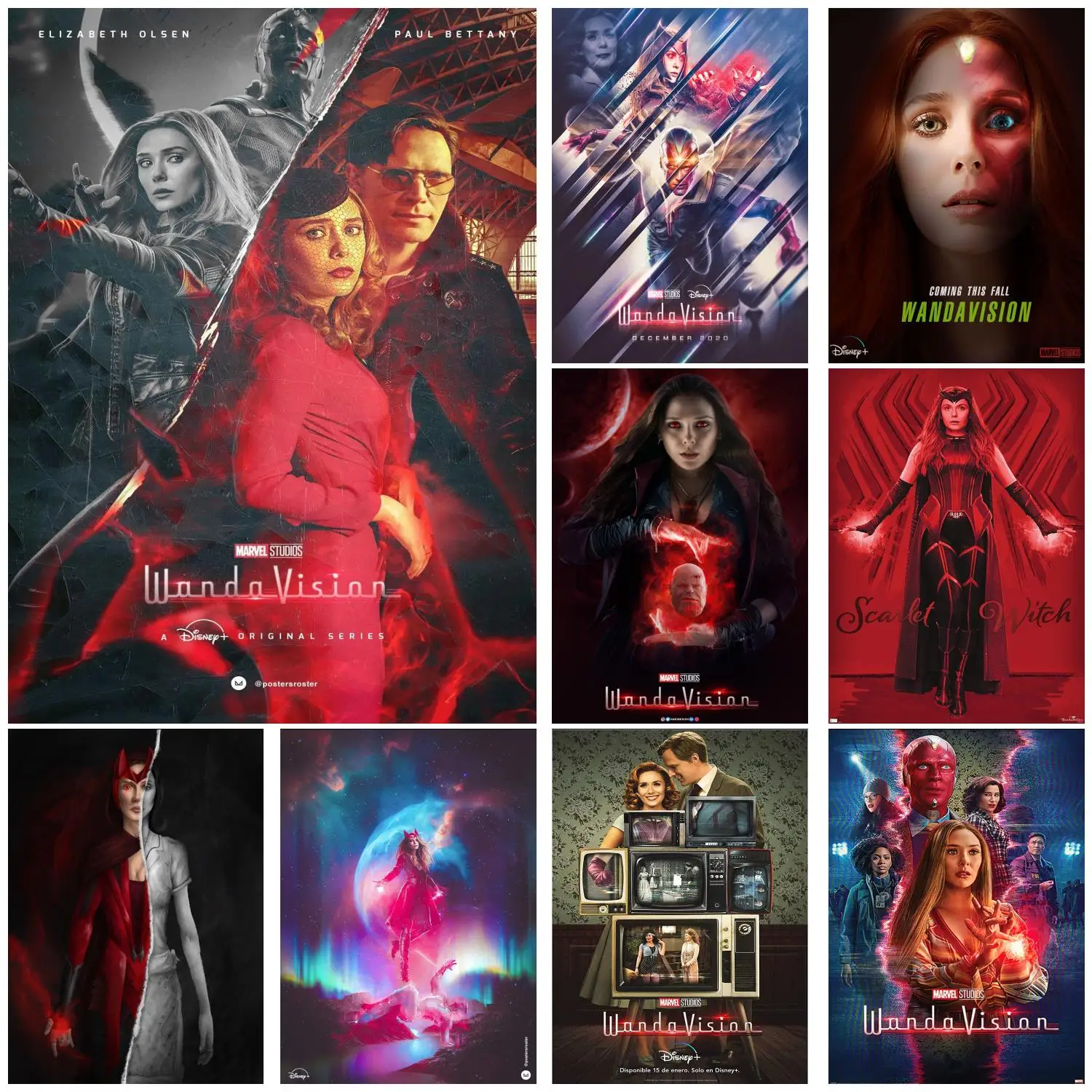 Настенный постер Wandavision