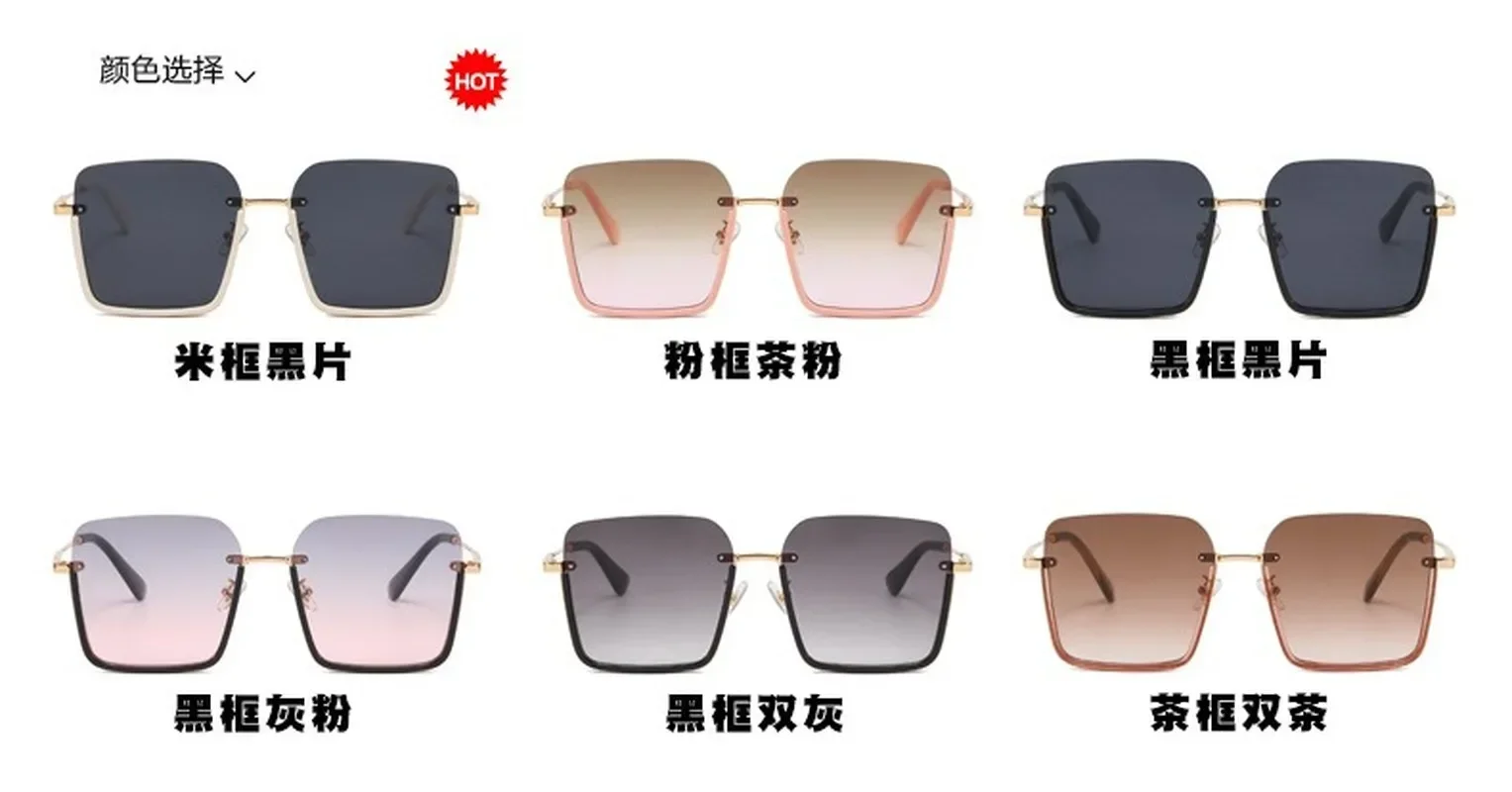 Шикарные новые женские солнцезащитные очки в большой оправе стиле ретро