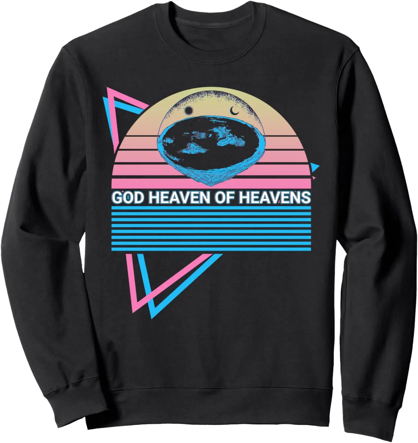 Плоский свитшот в стиле ретро