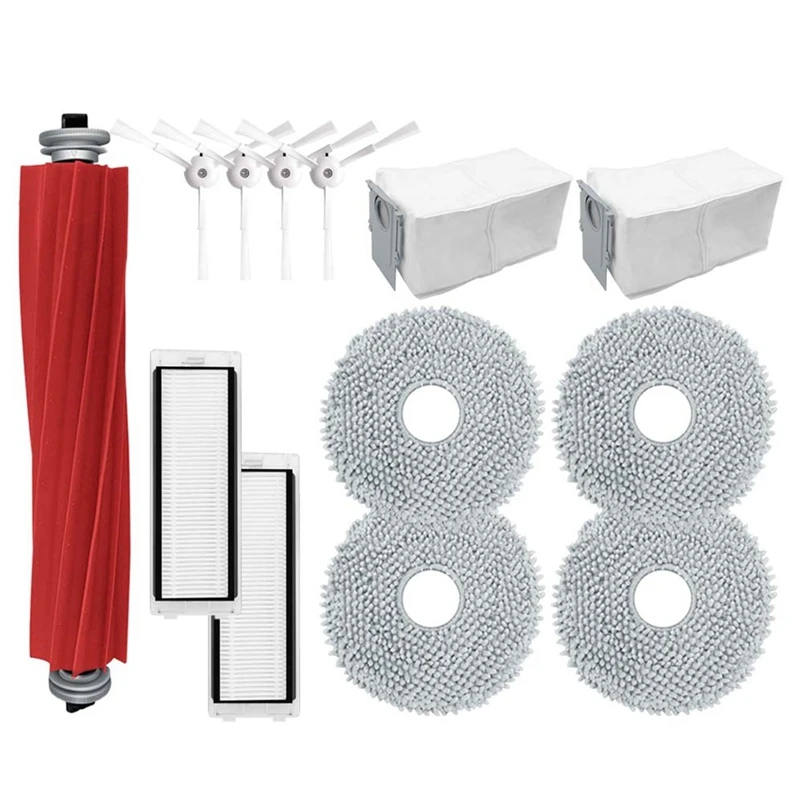 

For Roborock Q Revo / P10 A7400RR Robot Vacuums Main Side Brush Hepa Filter Mop Cloths Rag Dust Bag Replacement Spare Parts