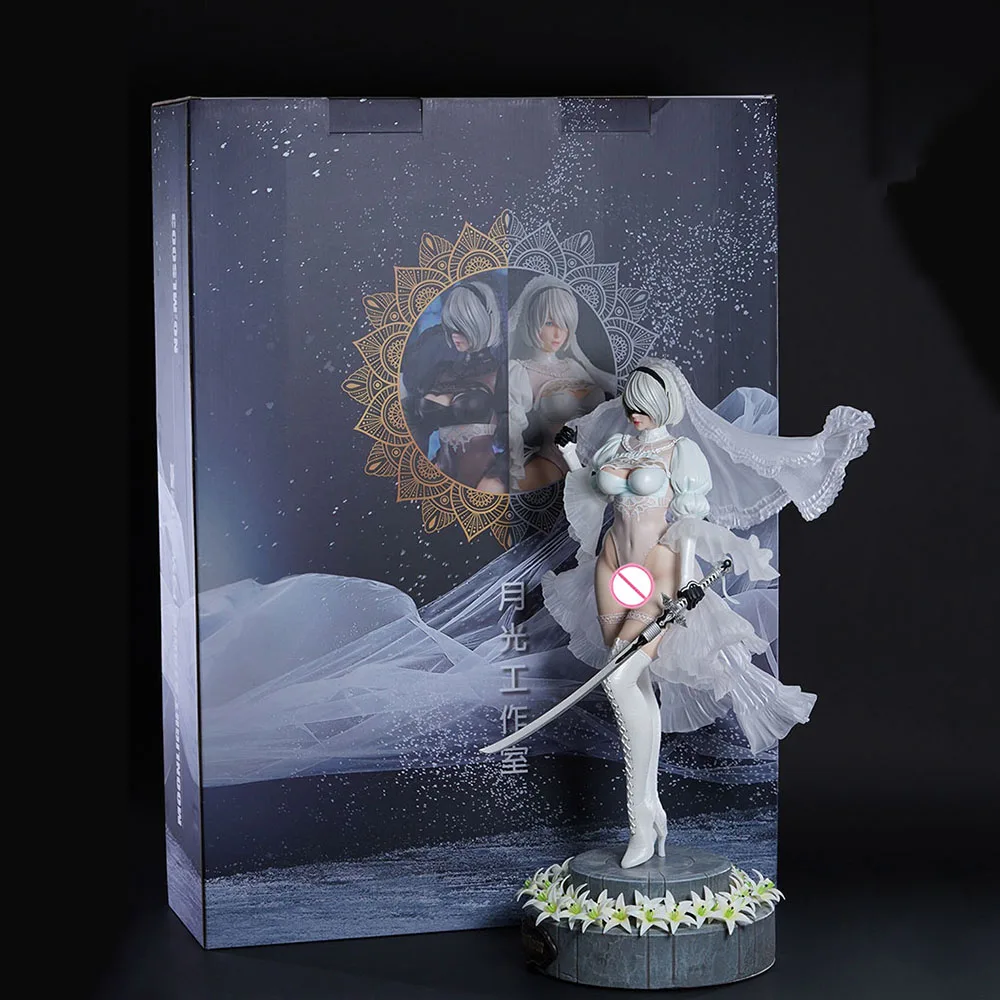 

MOONLIGHT STUDIO MLS003 1/4 50cm Sexy NieR 2B Wedding Statue Display Model For Collection