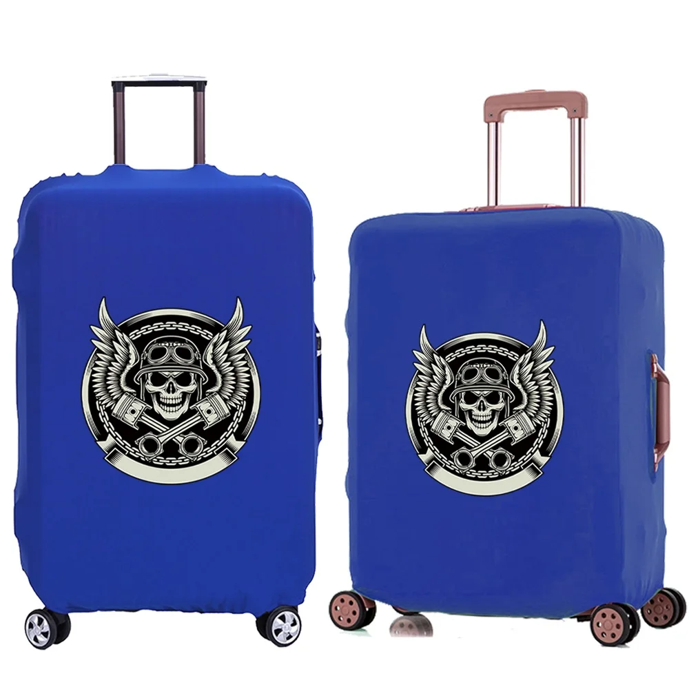 Luggage Cover Travel Suitcase Protective Cover for Trunk Case  18 '' -28 '' Foldable  Elastic Suitcase Cover Skull Pattern
