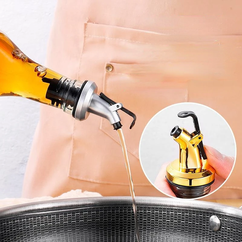 

Plastic Oil Bottle Stopper Household Kitchen Pouring Oil Soy Sauce Spout Bottle Stopper Oil Bottle Guide Spout Oil Spout