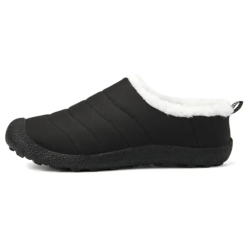 

Мужские ботинки для снежной погоды, Уличная Повседневная спортивная обувь, теплые плюшевые хлопковые ботинки до щиколотки, удобная хлопков...