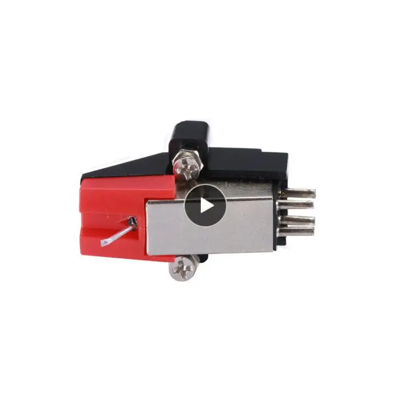 

Electromagnetic Pure Tone Sapphire Cartridge Binaural Moving Magnetic Cartridge Long Life Gramophone Pickup 21*42*53 (mm) Pickup