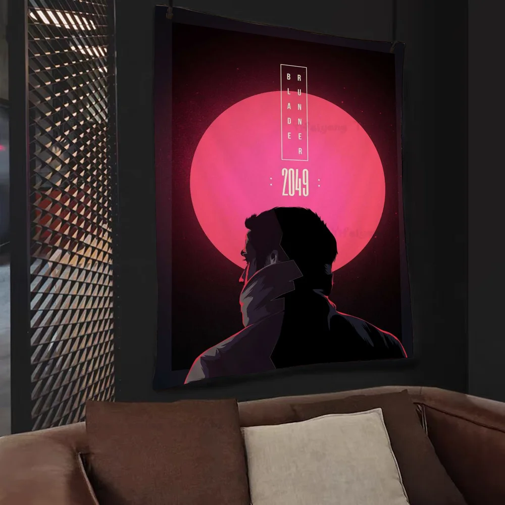 Бегун с лезвием из фильма красочный гобелен настенный цветком хиппи настенные