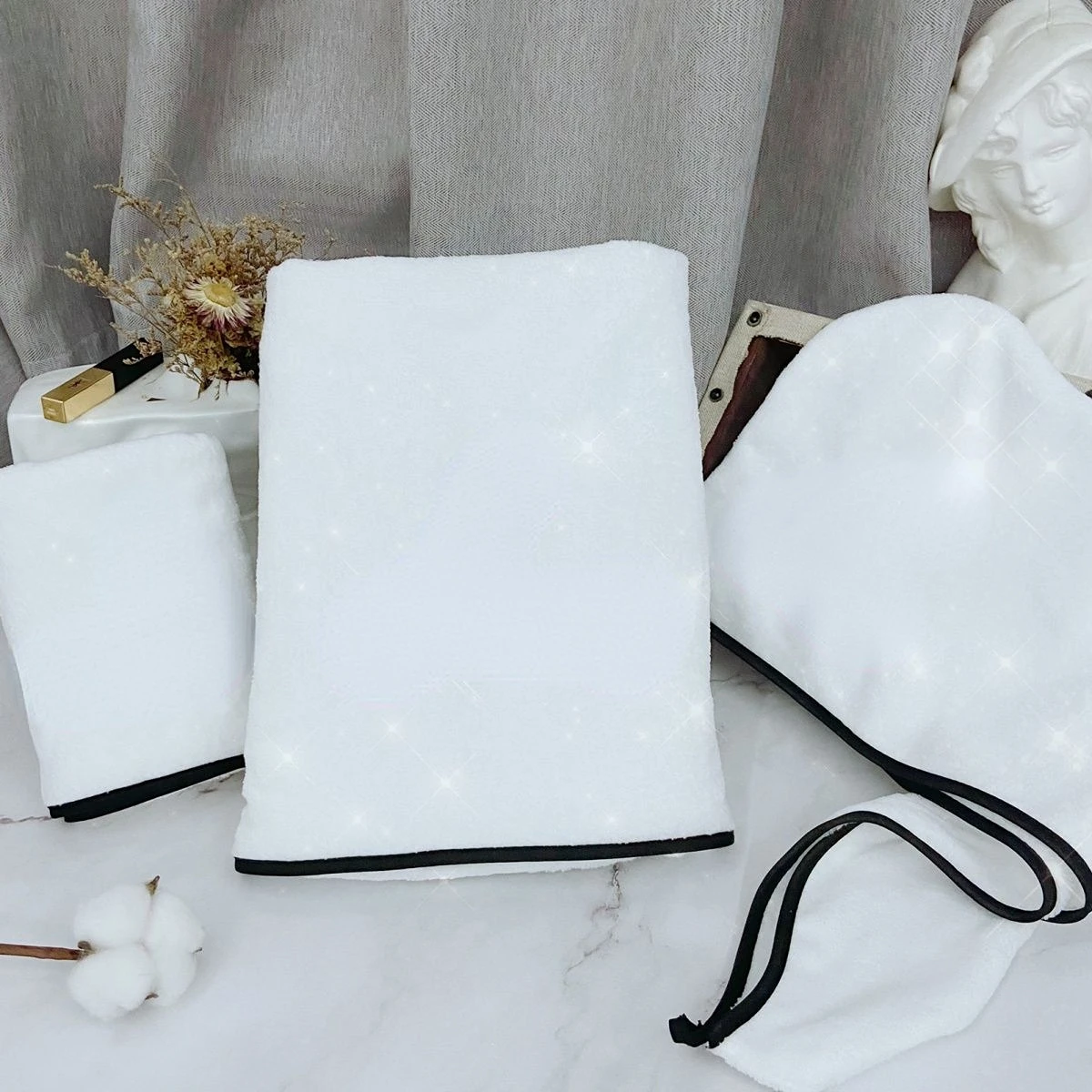 

Bath Towel Ins Wind High Value Light Luxury New Absorbent Lint Wrapped Towel Soft Skin-friendly Non-cotton 100% Upscale
