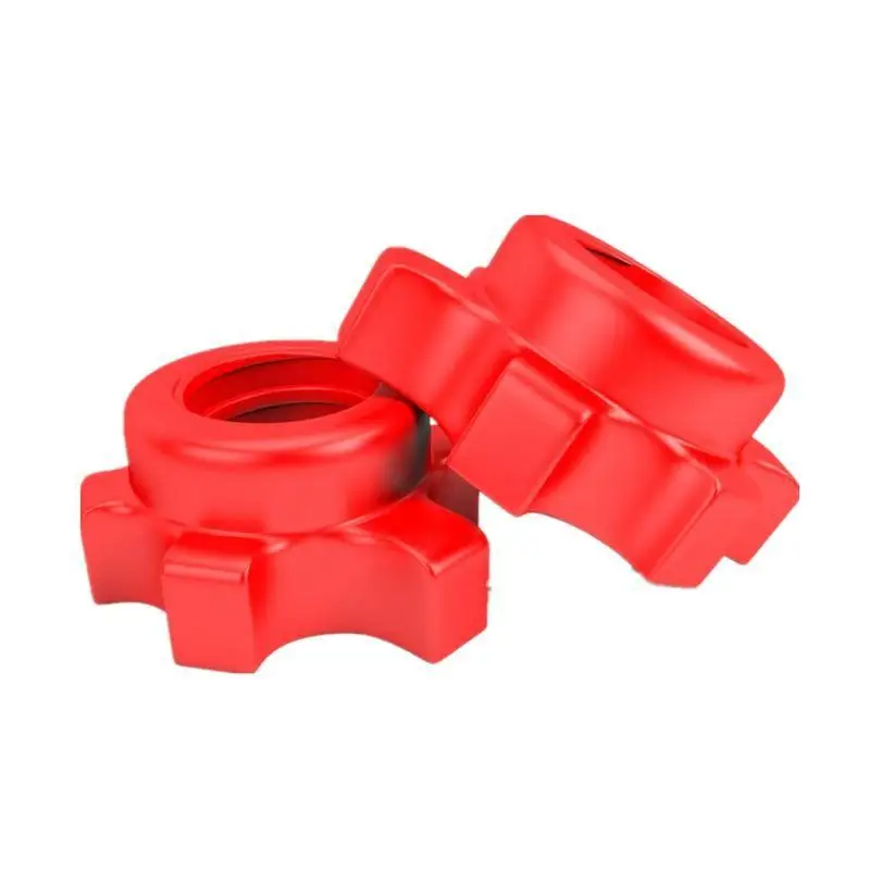 Металлические гантели с гайками