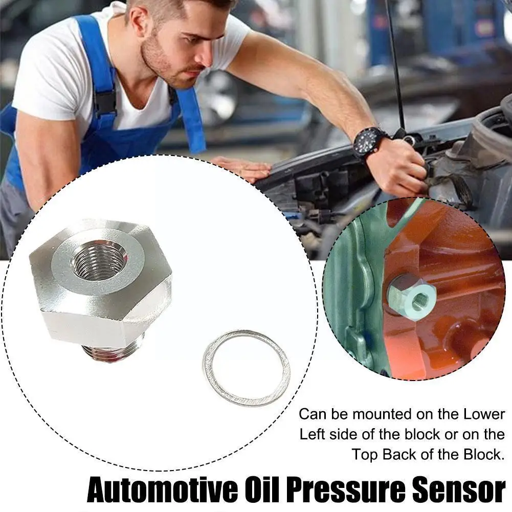 

Modified Automobile New Oil Pressure Sensor Adapter Internal Adapter And Thread M16*1.5 External Y7C9