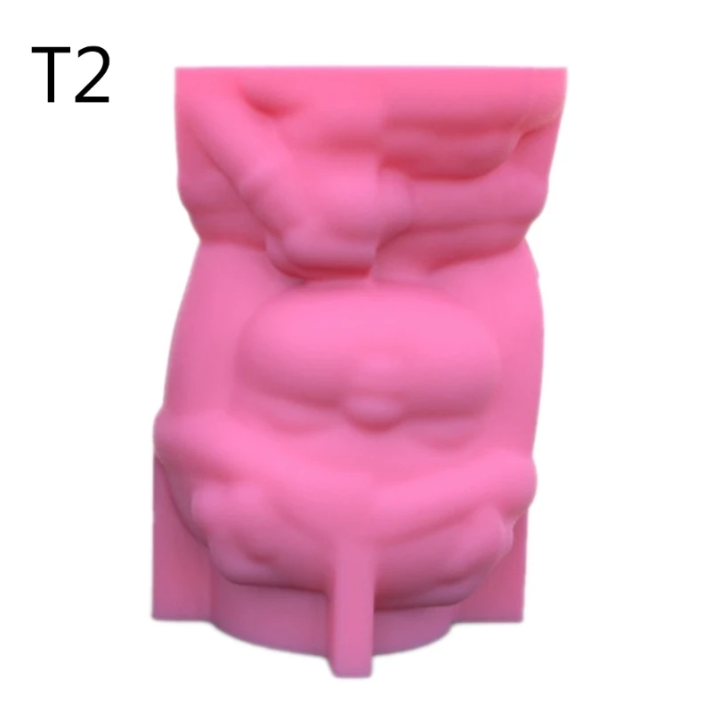 Girl and Puppy Vase Flower Pot Resin Mold Unique Gift Garden Decoration Planter