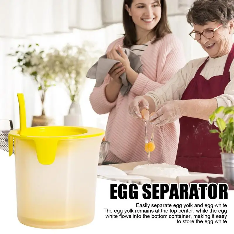 

Stem Egg Separator White And Yolk Filter With Mug Egg White Separator Yolk Filter Gadgets Kitchen Accessories For Home bakers