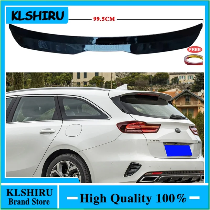 

Car Styling Spoiler For KIA Ceed 2018 2019 Spoiler High Quality ABS Material Gloss Black Spoiler