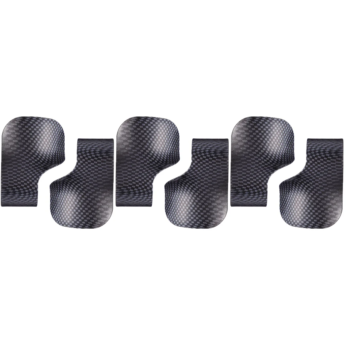 

6 pcs Universal Motorcycle Throttle Booster Handle Clip Grips Throttle Clamp Accelerator Clip (Black)