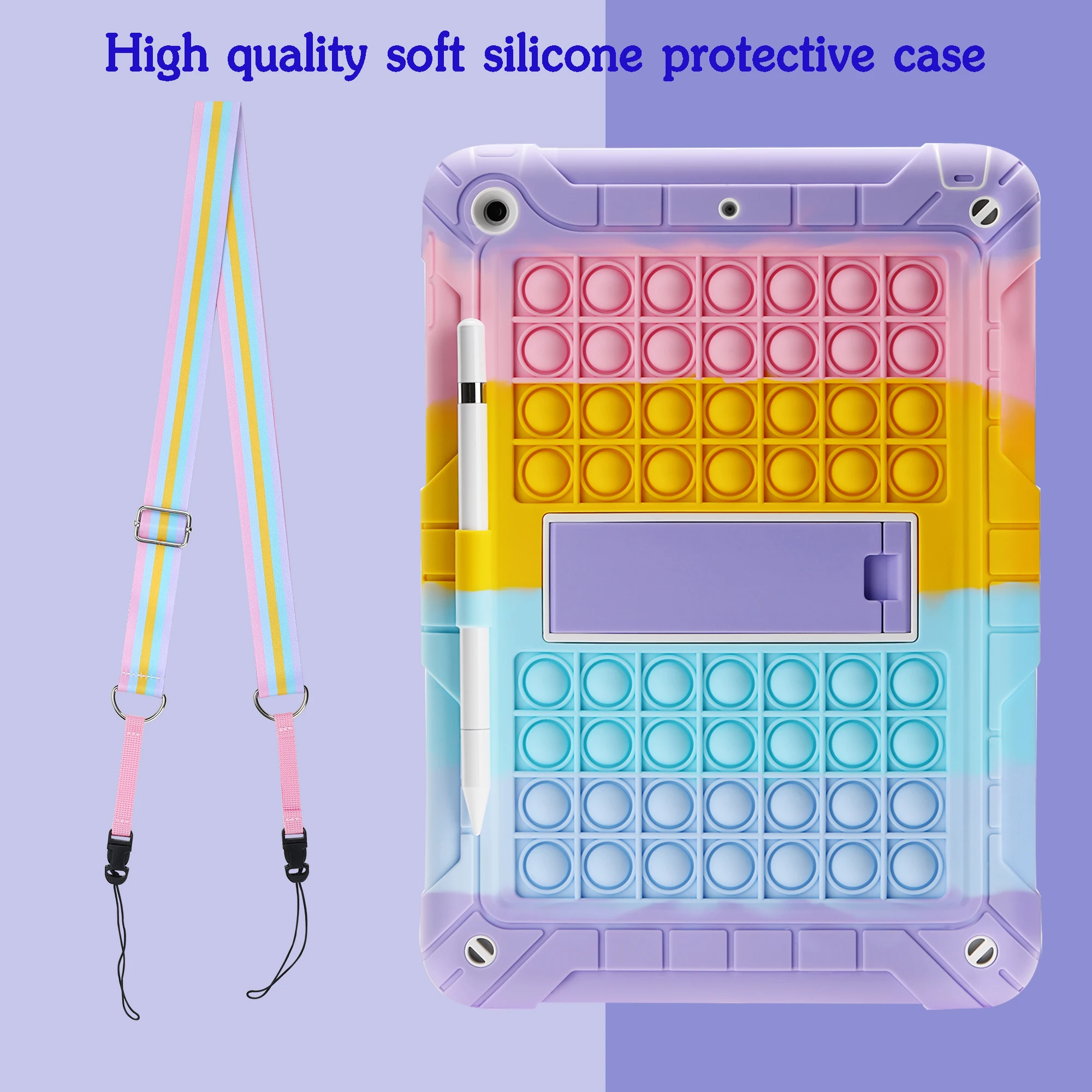 

For iPad Air 5 4 10.9 inch Pro11 M1 M2 Chip 2022 2021 Case 10.2 7th 8th 9th Generation 2017/2018 9.7 inch Cover 10th 10.9 inch