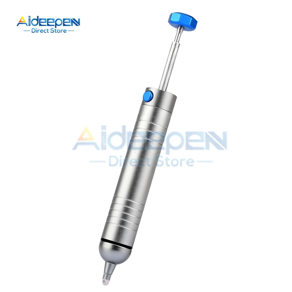 

Алюминиевый мощный отсос для удаления припоя, 170 мм, оловянный пистолет, паяльная присоска, ручка для удаления, Вакуумный паяльник, инструмент для сварки и ремонта