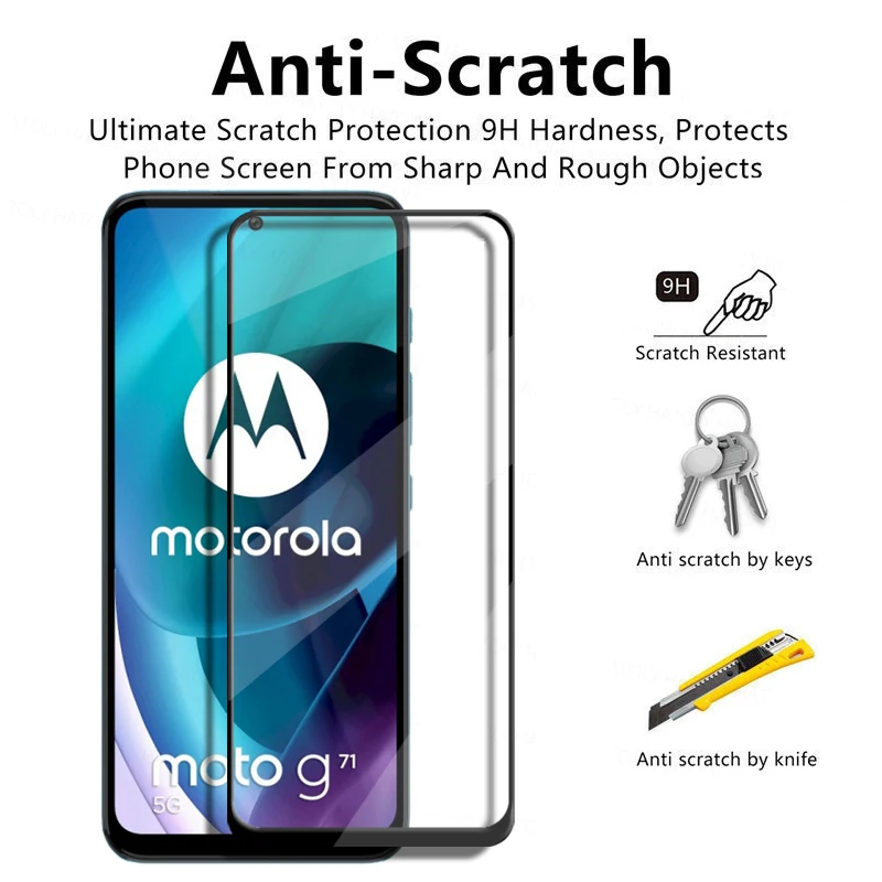 Фото 9D стекло для Moto G Stylus One G60 G22 E7 G31 G5 G51 G42 G71 G7 G8 G9 Plus Motorola Противоударная Защитная пленка для экрана №3
