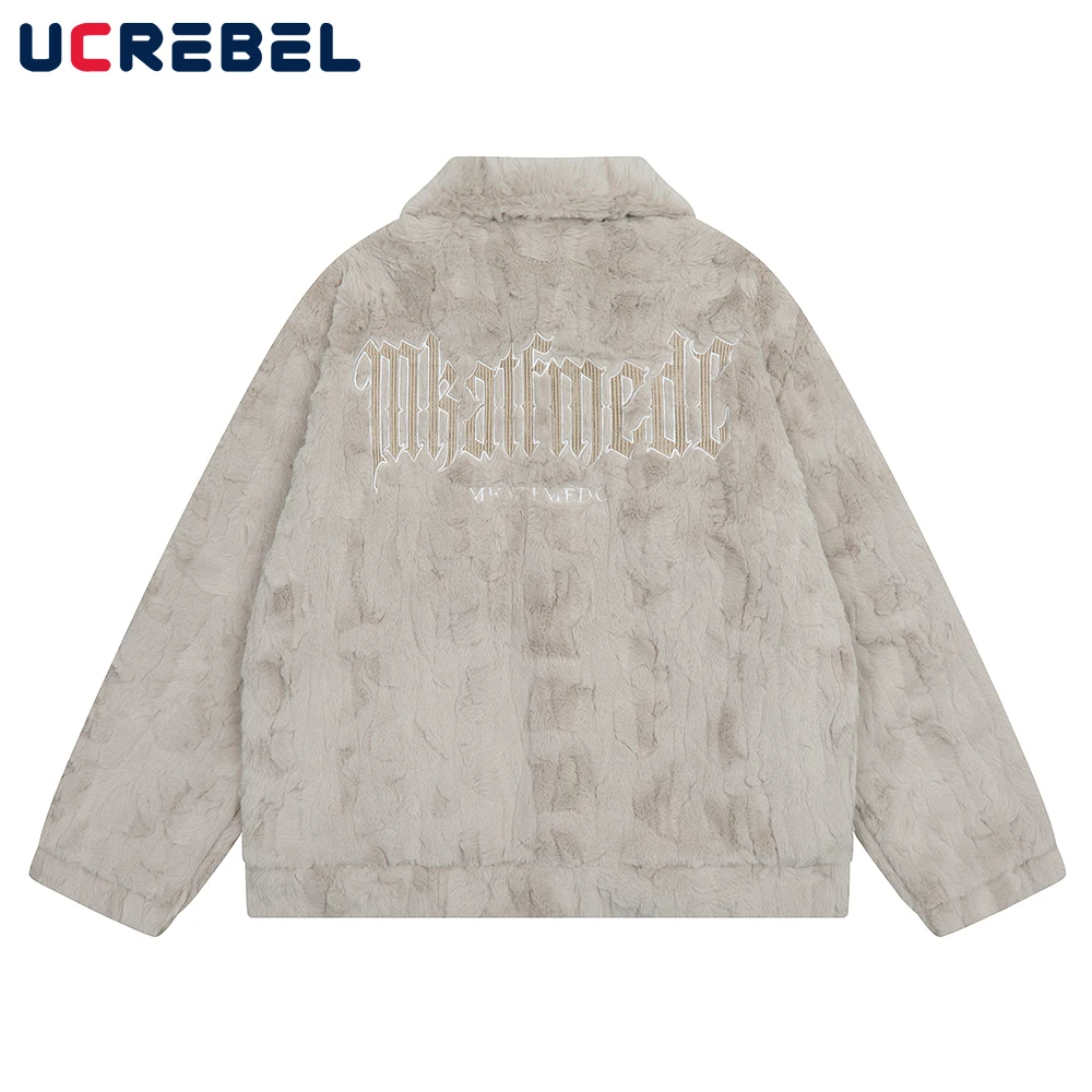 

Куртка мужская зимняя стеганая с длинным рукавом, с вышивкой надписями, с лацканами, Свободная Повседневная теплая верхняя одежда