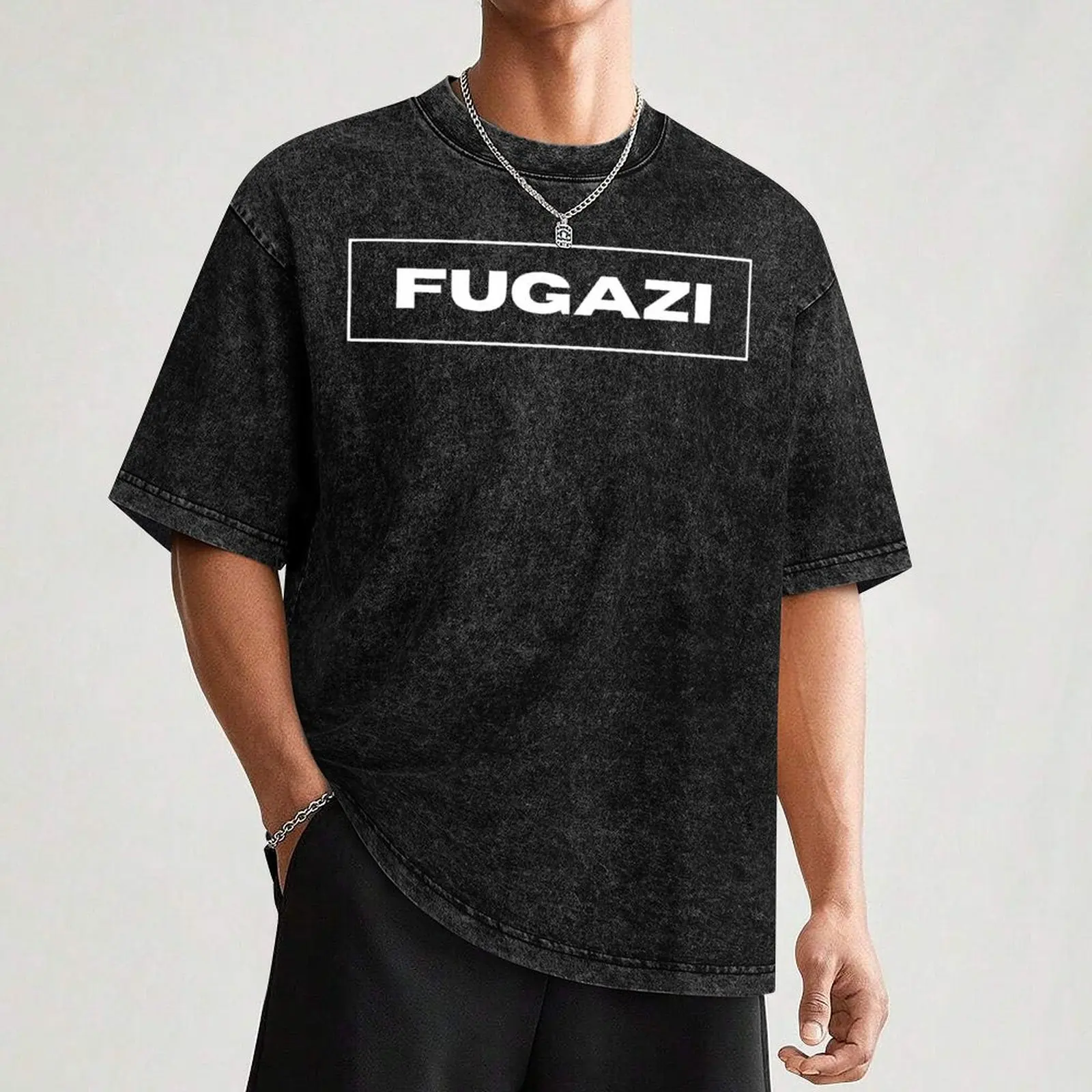 Футболка Fugazi быстросохнущая белая одежда для мальчиков футболки мужские высокие