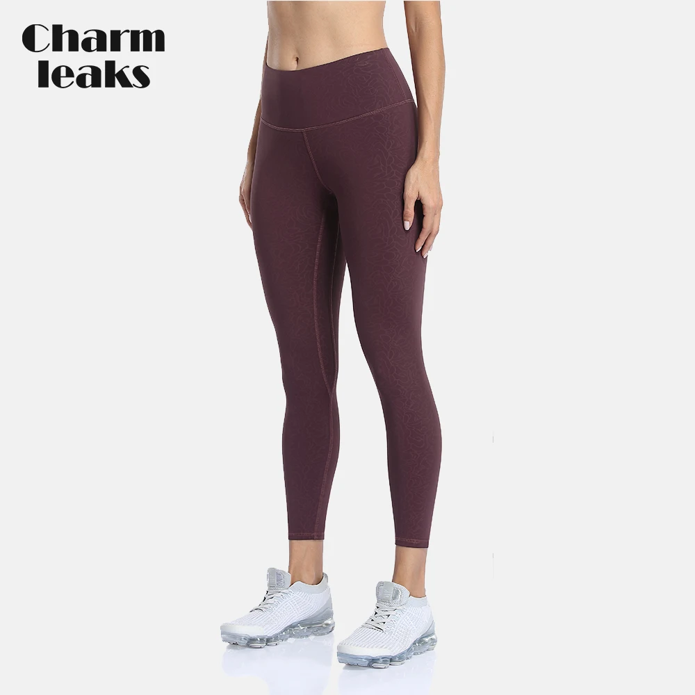 

Женские Леггинсы для йоги Charmleaks, спортивная одежда с жирафом, эластичная высокая талия, длина до щиколотки