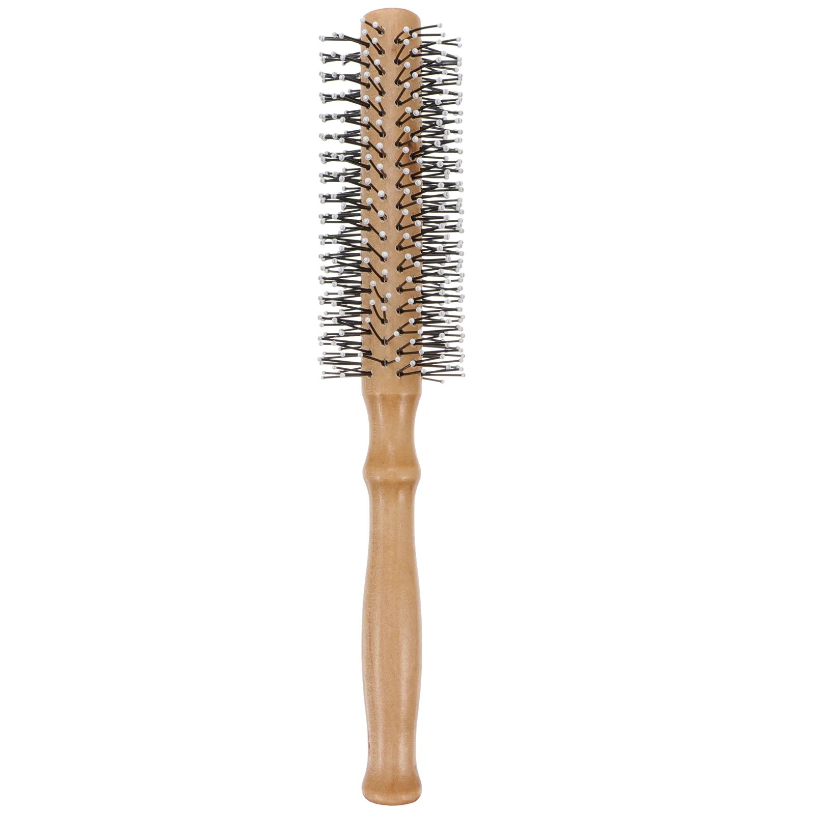 

Brush Hair Comb Round Blow Bristleboarhairdressing Wood Scalp Drying Detangling Rollerstraightener Styling Small Massaging Curly