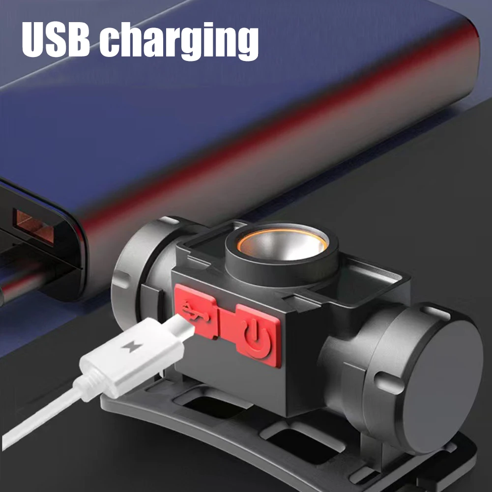 

Налобный фонарь XPE светодиодный Аккумуляторный с зарядкой от USB