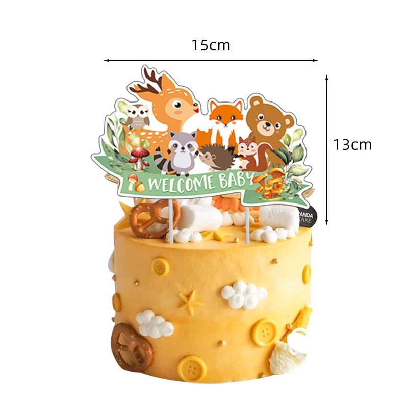 

Jungle Animal Tableware Forest Safari Theme Party Birthday Party Decor Kids Green Forest Party Supplies Baby shower