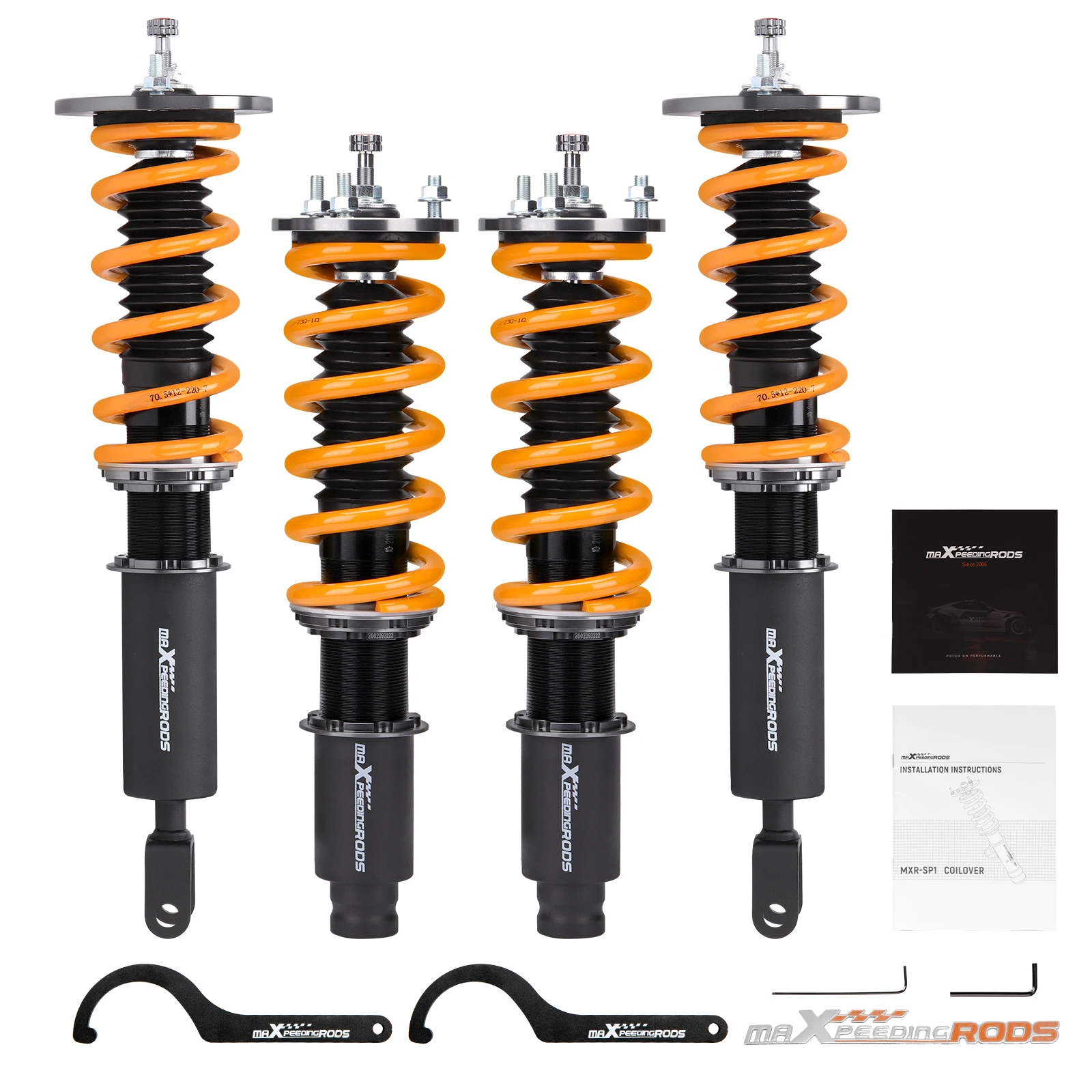 

Complete Coilovers For Honda Accord DX/EX/LX CD5 CD7 Acura CL YA1 Shock Absorber Adjustable Damper Lowering Coilover Coil Struts