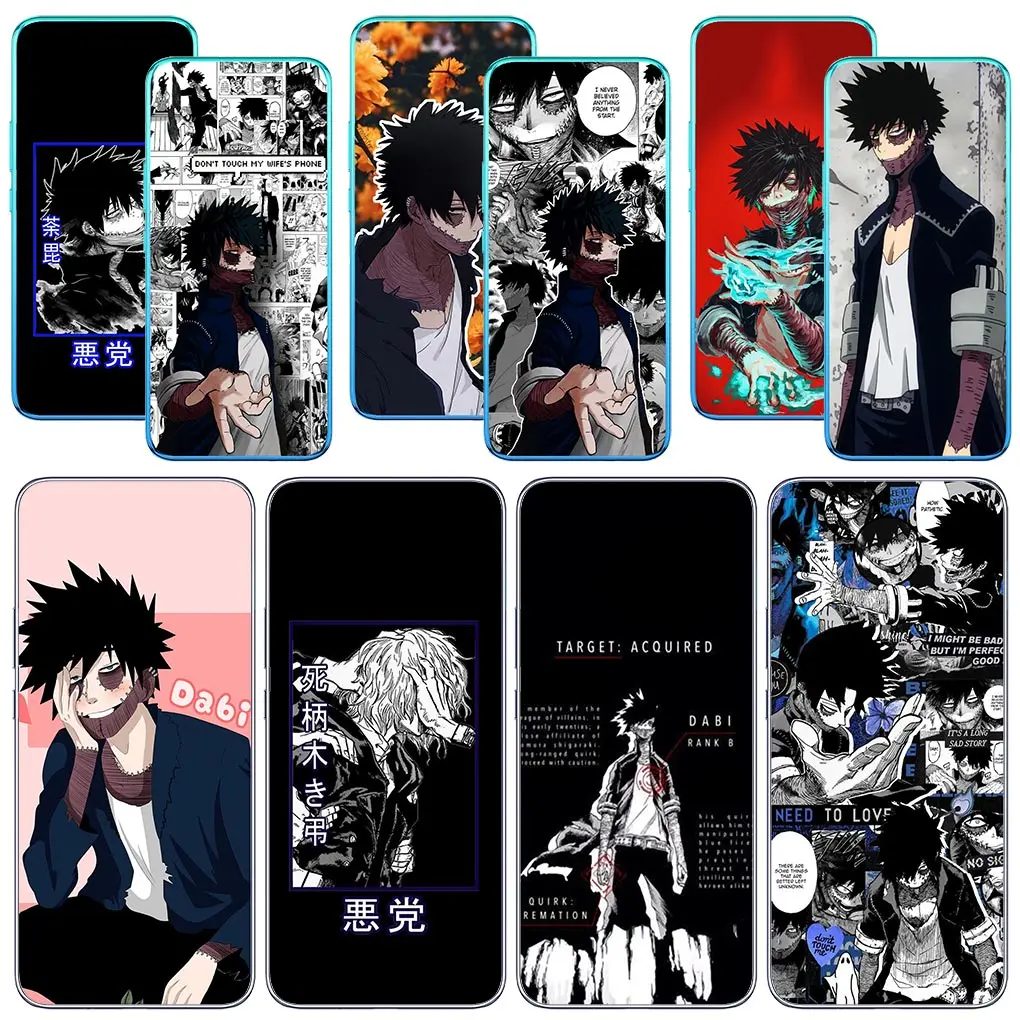 Чехол для телефона Dabi My Hero Академия Motorola Moto G04 G71 G73 G32 G34 E7 G6 G7 G8 G9 G24 Power One Fusion Plus