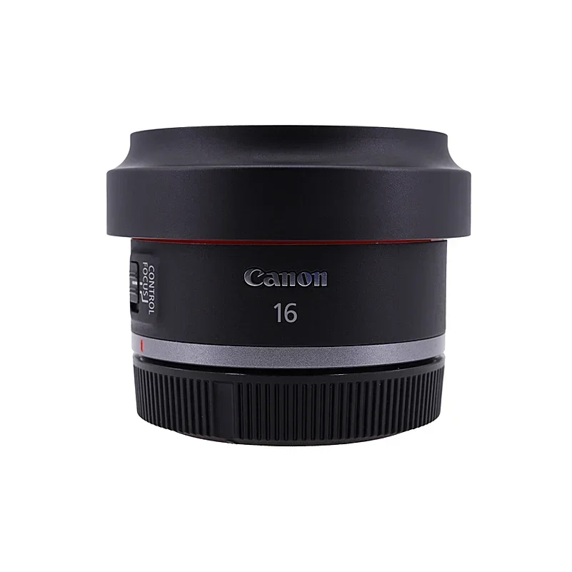 Фото Металлическая байонетная реверсивная бленда для объектива камеры Canon RF 16mm f/2.8 STM на EOS R RP R8 R3 R5 R6 Mark II заменяет EW-65C №4